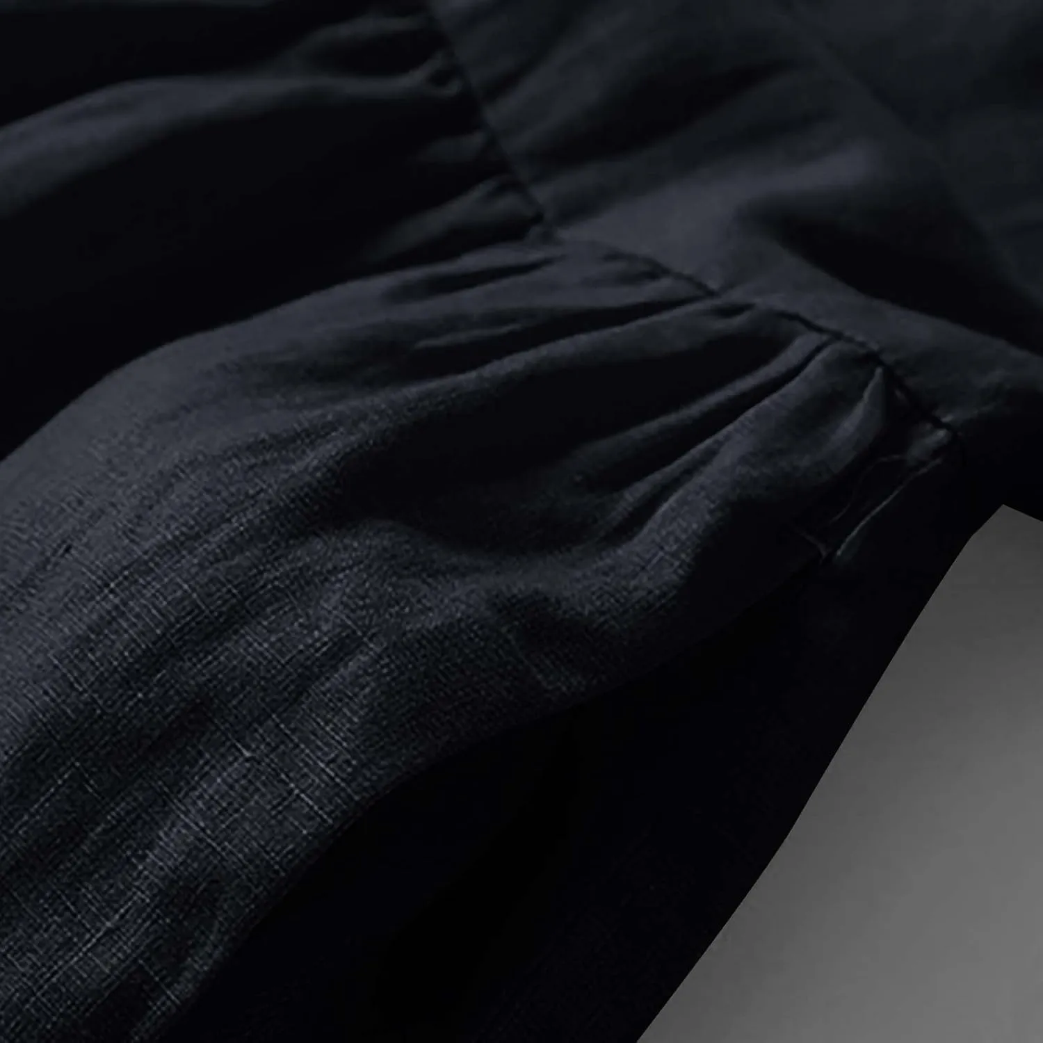 Cotton Linen Dresses for Women Casual Short Sleeve Collared Maxi Dress Spring Vacation Fashion Elegantes Dresses