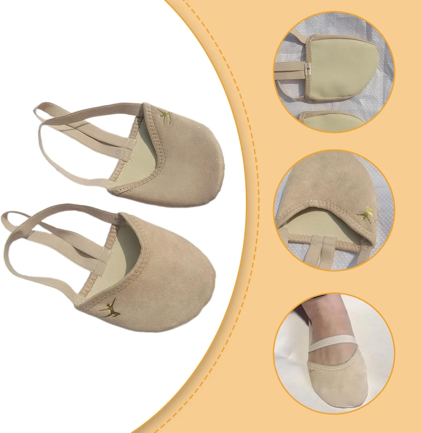 Dance Shoes for Children Girls Women Half Soles Ballet Shoes Rhythmic Gymnastics Shoes
