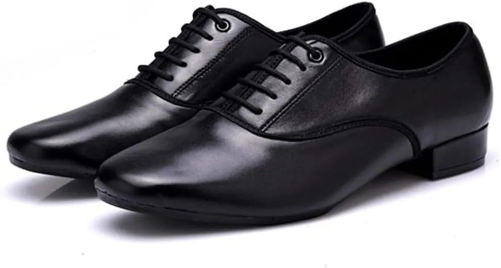 Dance Shoes for Men, 2.5Cm/1Inchs Heel Dancing Shoes Performance Practice Dancing Shoes for Ballroom Salsa Latin