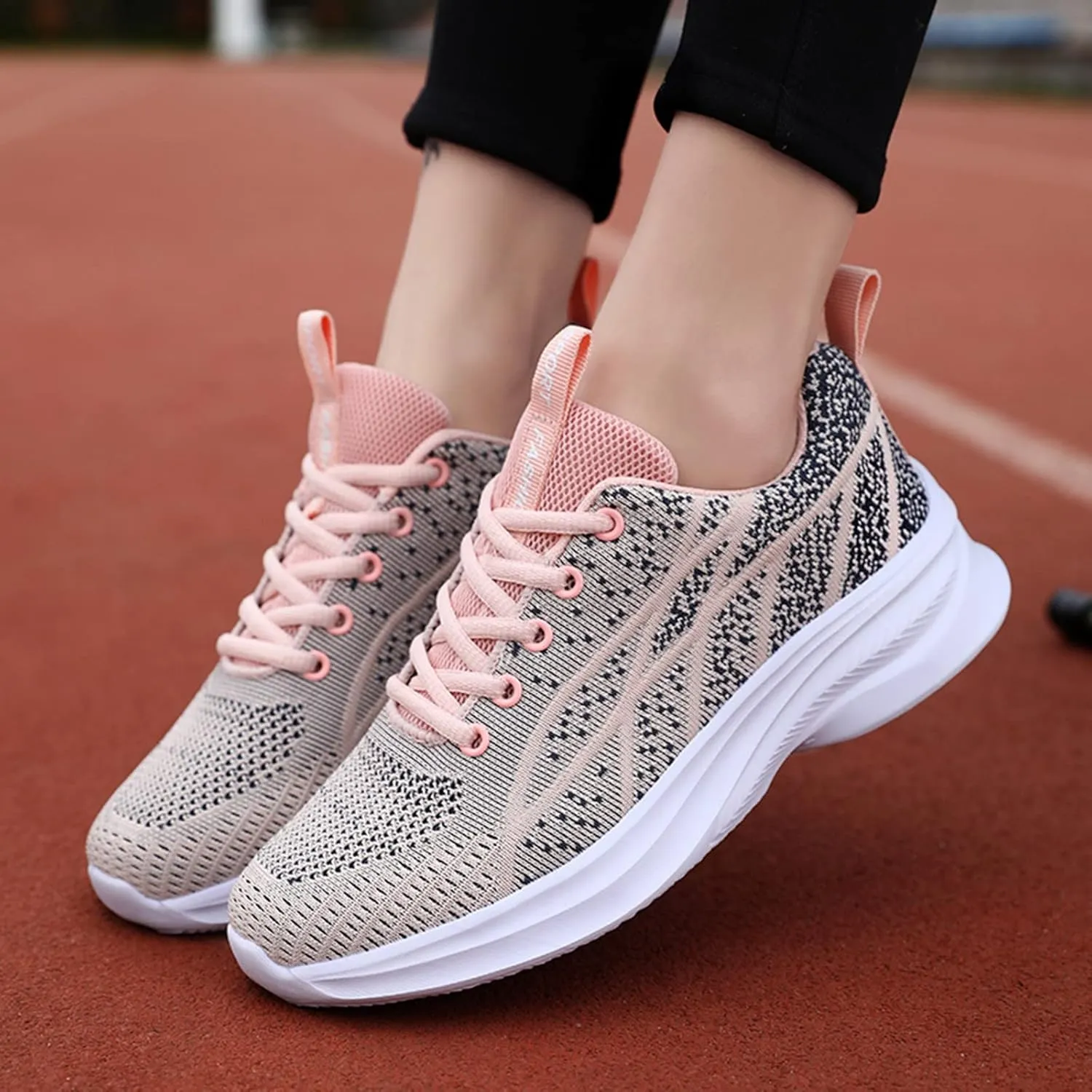 Dheva-C Womens Orthopedic Sneakers Fashion Girls Slip on Walking Shoe Sneaker Casual Comfort Wedge Platform Athletic Tennis, Ladies Running Lightweight Workout Shoes