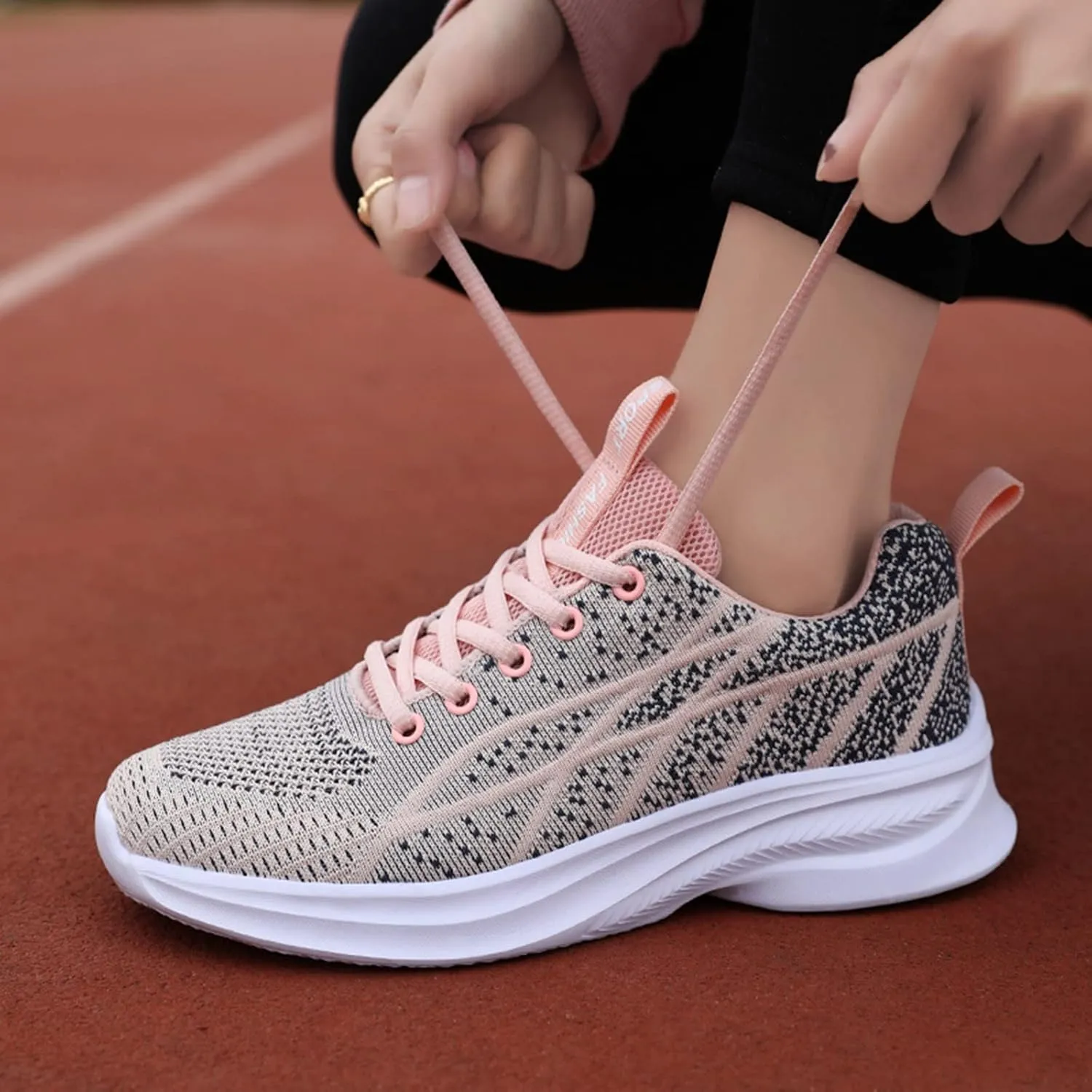 Dheva-C Womens Orthopedic Sneakers Fashion Girls Slip on Walking Shoe Sneaker Casual Comfort Wedge Platform Athletic Tennis, Ladies Running Lightweight Workout Shoes