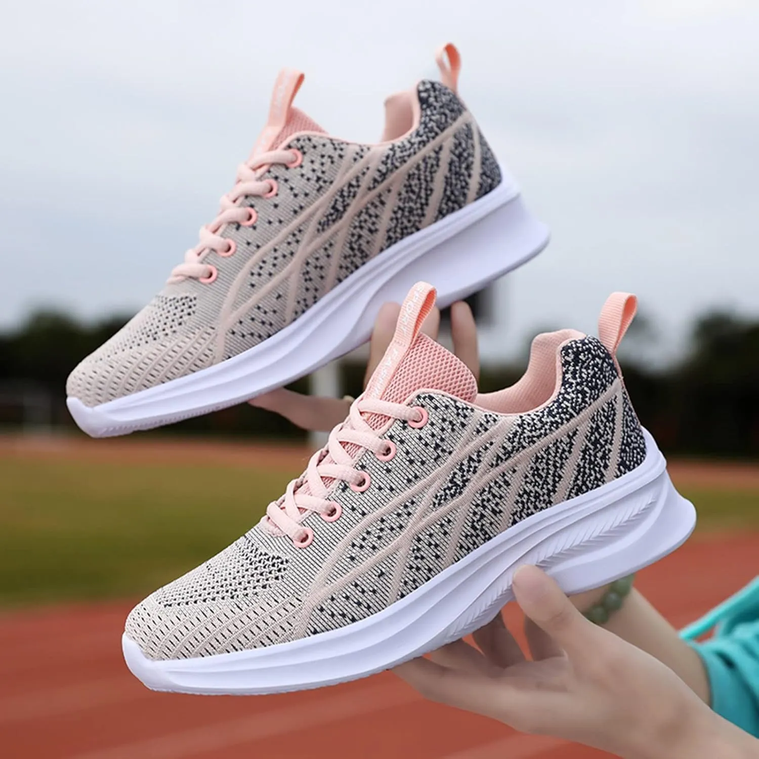Dheva-C Womens Orthopedic Sneakers Fashion Girls Slip on Walking Shoe Sneaker Casual Comfort Wedge Platform Athletic Tennis, Ladies Running Lightweight Workout Shoes