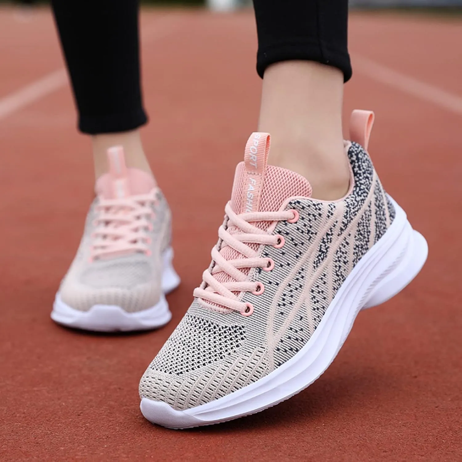 Dheva-C Womens Orthopedic Sneakers Fashion Girls Slip on Walking Shoe Sneaker Casual Comfort Wedge Platform Athletic Tennis, Ladies Running Lightweight Workout Shoes