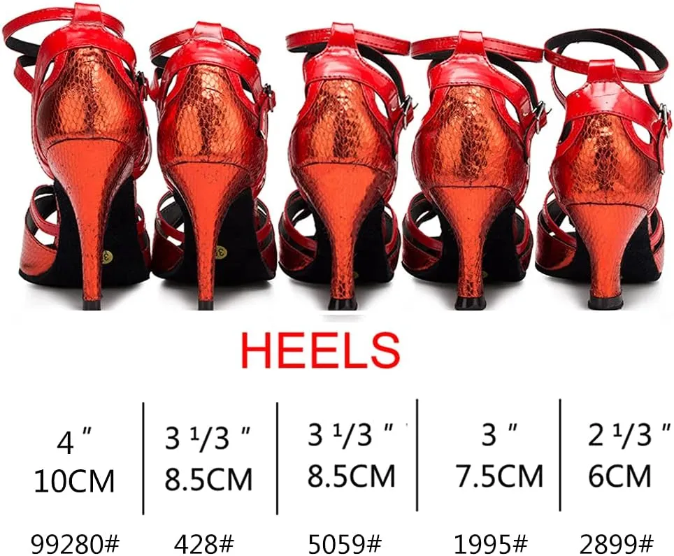DKZSYIM Women's Latin Dance Boots Women Latin Salsa Ballroom Open Toe Lace-up Ankle Dance Shoes,Model QJW7180