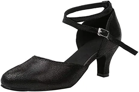DKZSYIM Women's Professional Latin Dance Shoes Ballroom Wedding Performance Shoes,Model YCL212