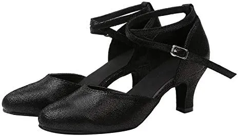 DKZSYIM Women's Professional Latin Dance Shoes Ballroom Wedding Performance Shoes,Model YCL212