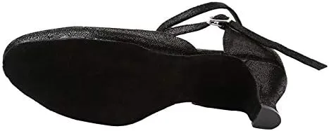 DKZSYIM Women's Professional Latin Dance Shoes Ballroom Wedding Performance Shoes,Model YCL212