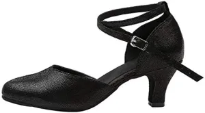 DKZSYIM Women's Professional Latin Dance Shoes Ballroom Wedding Performance Shoes,Model YCL212