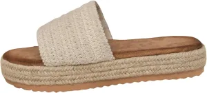 Eduavar Sandals for Women 2025 Casual Comfortable Platform Wedge Sandals Dressy Summer Slip-On Shoes with Cushioned Footbed