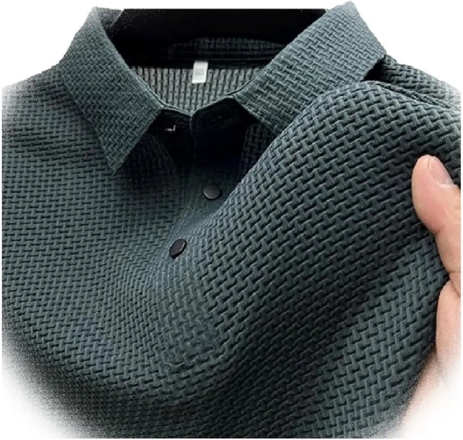 Elavure - The Prestigio Polo Shirt, Men's Short Sleeve Solid Stretch Pique Polo Shirt Quick Dry Casual Workout Tshirt