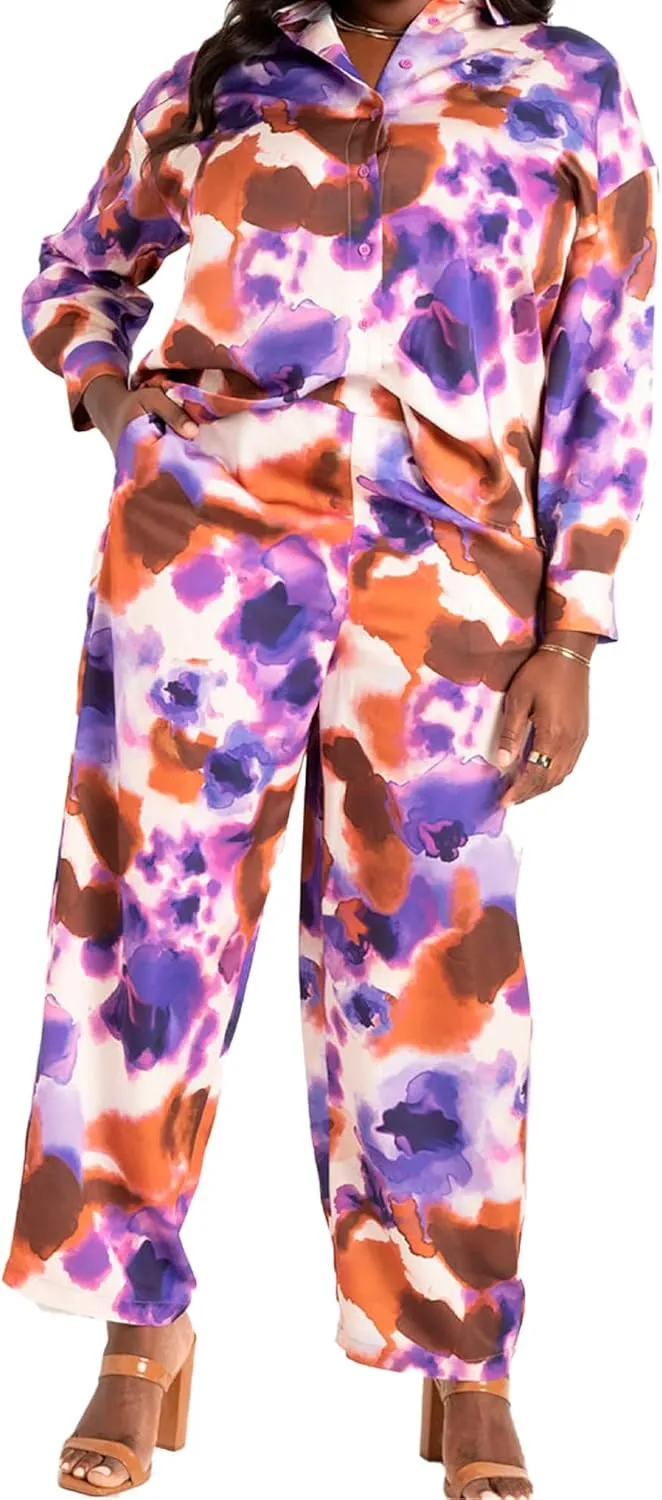 ellos Plus Size French Terry Hooded Sweatshirt Dress