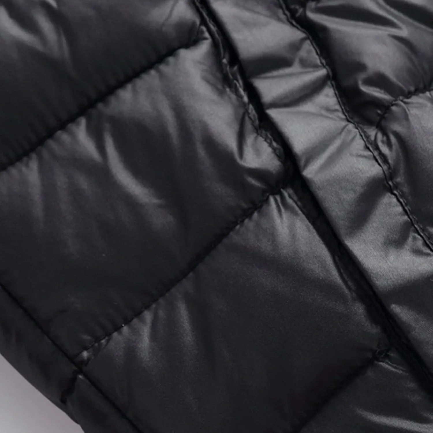 Fall Long Puffer Vest One Morality Warm V Neck Thin Down Vest Inside Trendy Winter Coat Outerwear Vest for Women