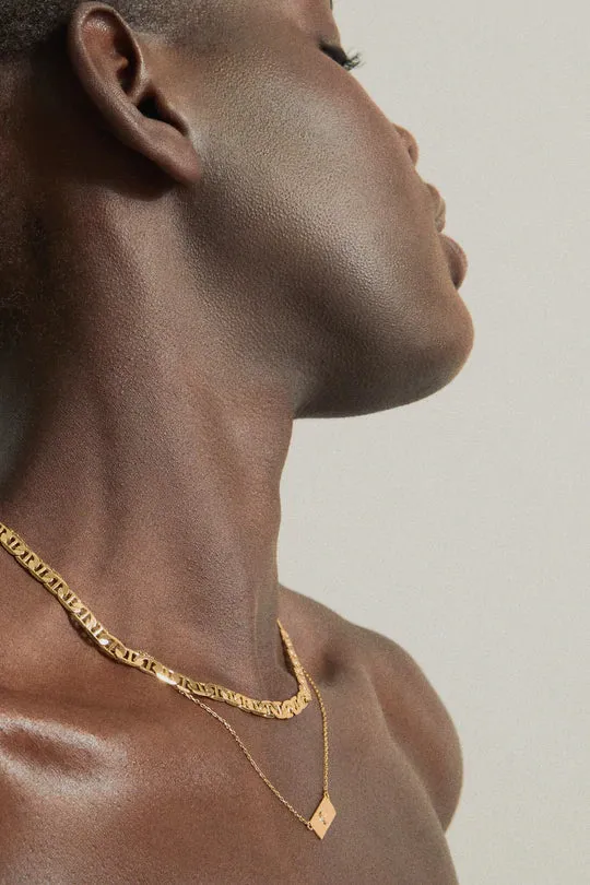 FINAL SALE GRANDE ELOUISE GOLD NECKLACE - BLING BAR