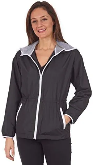 Fleet Street Ltd. mens Women's Hooded With Mesh Lining Jacket, Black, Large US