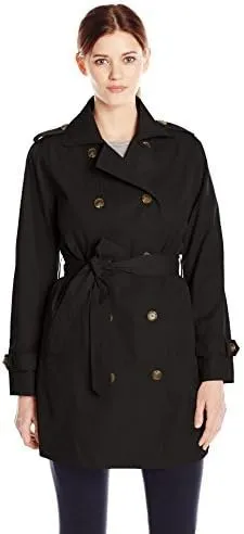 Fleet Street Ltd. Women's Double Breasted Trench Coat