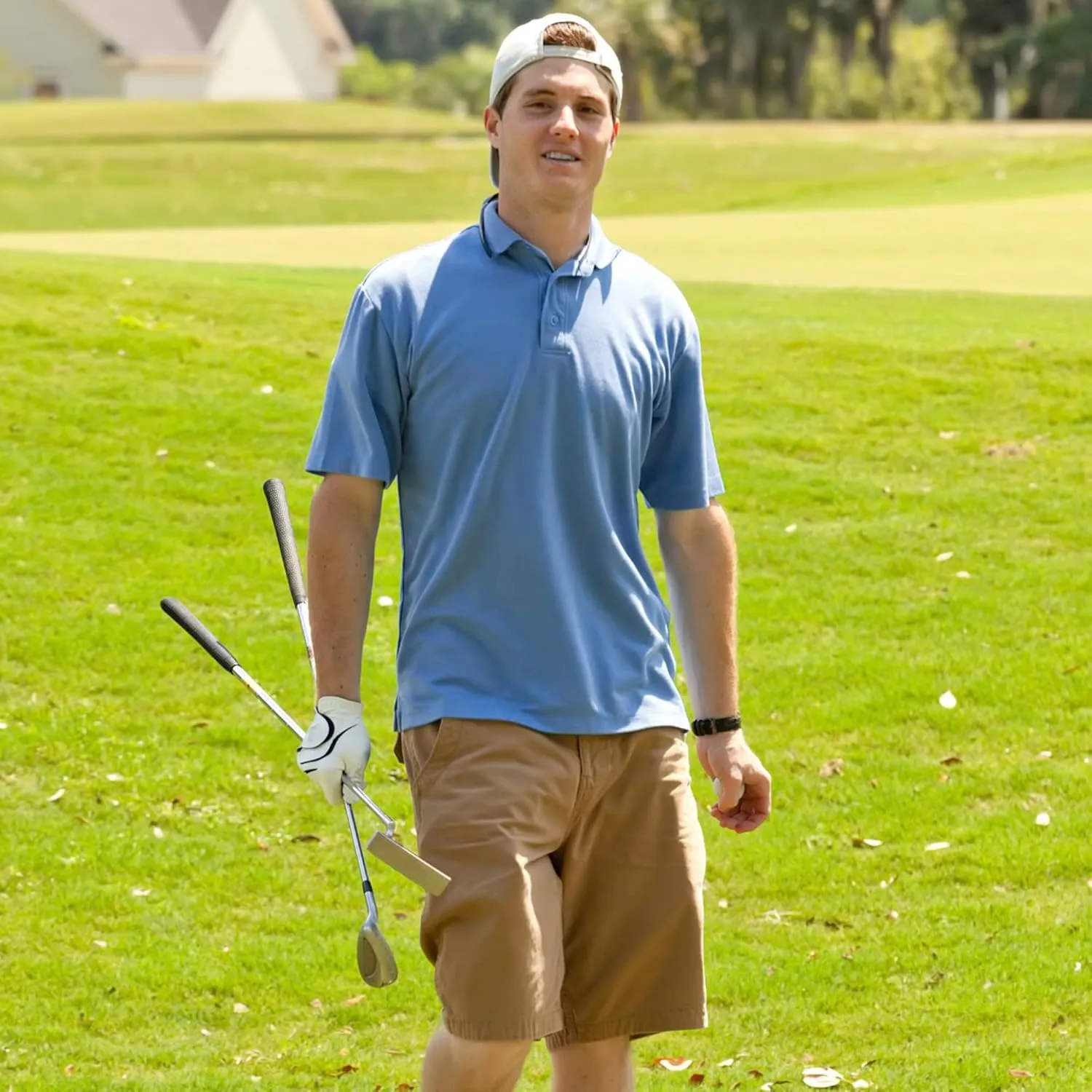 Golf Polo Shirts for Men Casual Moisture Wicking Men's Polo Shirts Quick Dry Short Sleeve