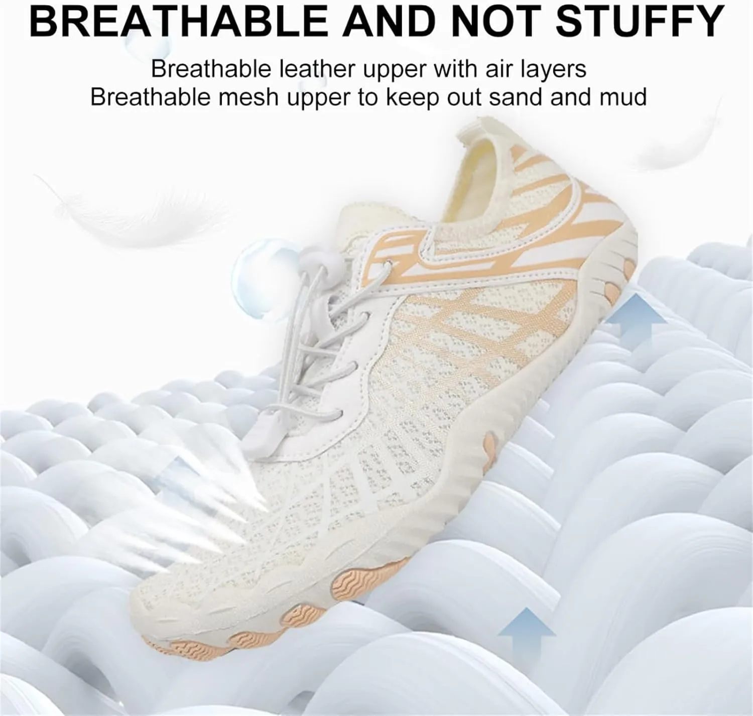 Grounded Footwear for Women Men with Neuropathy Water Shoes Quick-Dry Aqua Socks Swim Beach Barefoot Diabetic Shoes Walking Wide Toe Box Sneakers for Hike Yoga Lightweight Comfortable Breathable