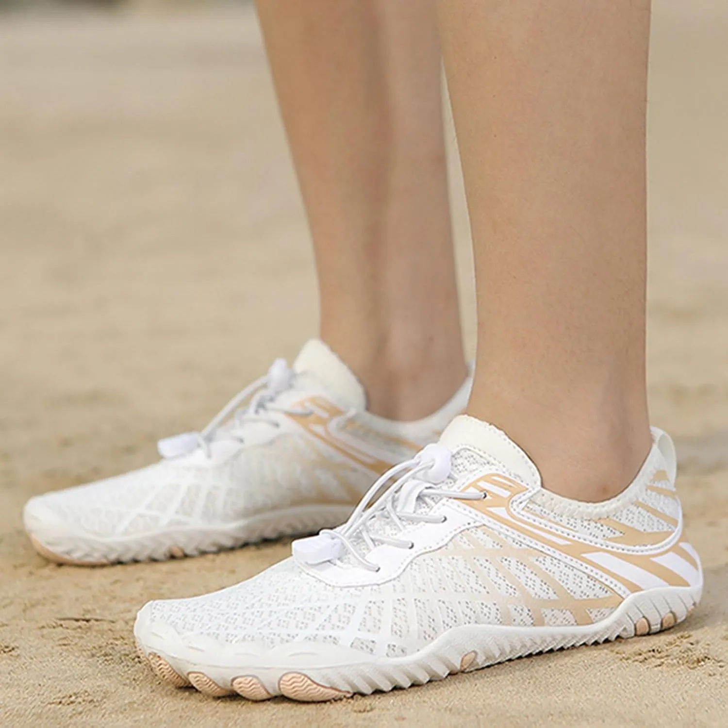 Grounded Footwear for Women Men with Neuropathy Water Shoes Quick-Dry Aqua Socks Swim Beach Barefoot Diabetic Shoes Walking Wide Toe Box Sneakers for Hike Yoga Lightweight Comfortable Breathable