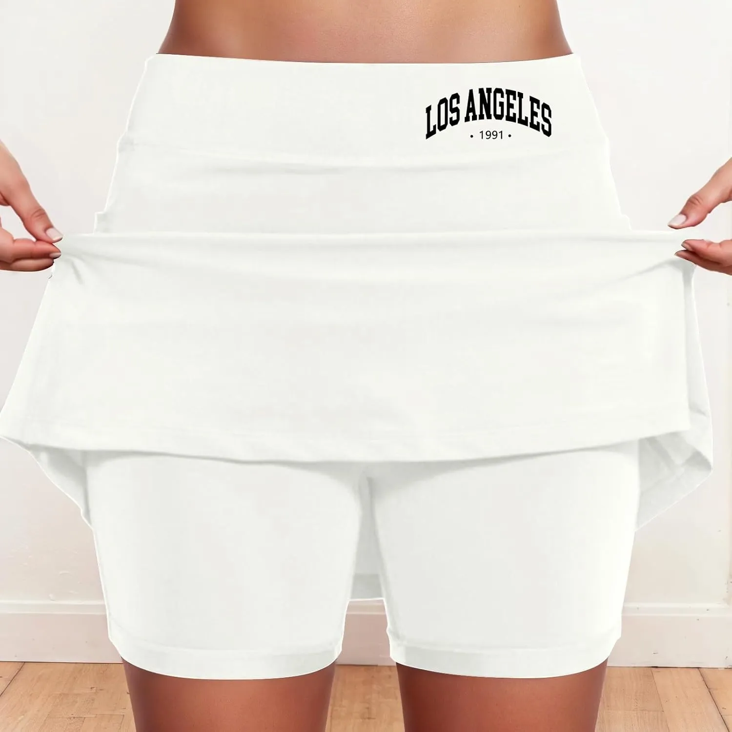 High Waistekorts for Women Casual Summer Tum Control Tennis Skirts with Shorts Athletic Golf Skort with Pockets