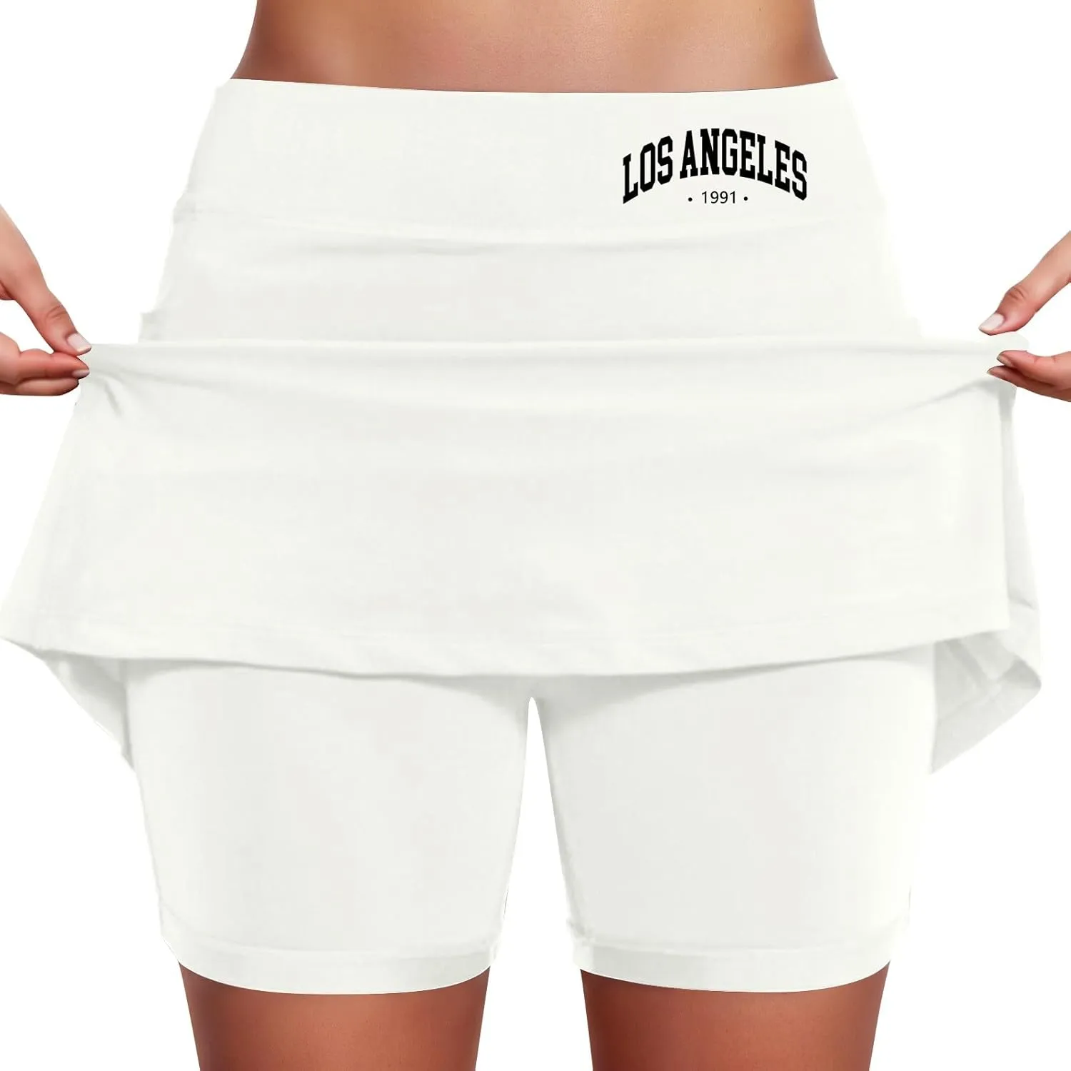 High Waistekorts for Women Casual Summer Tum Control Tennis Skirts with Shorts Athletic Golf Skort with Pockets
