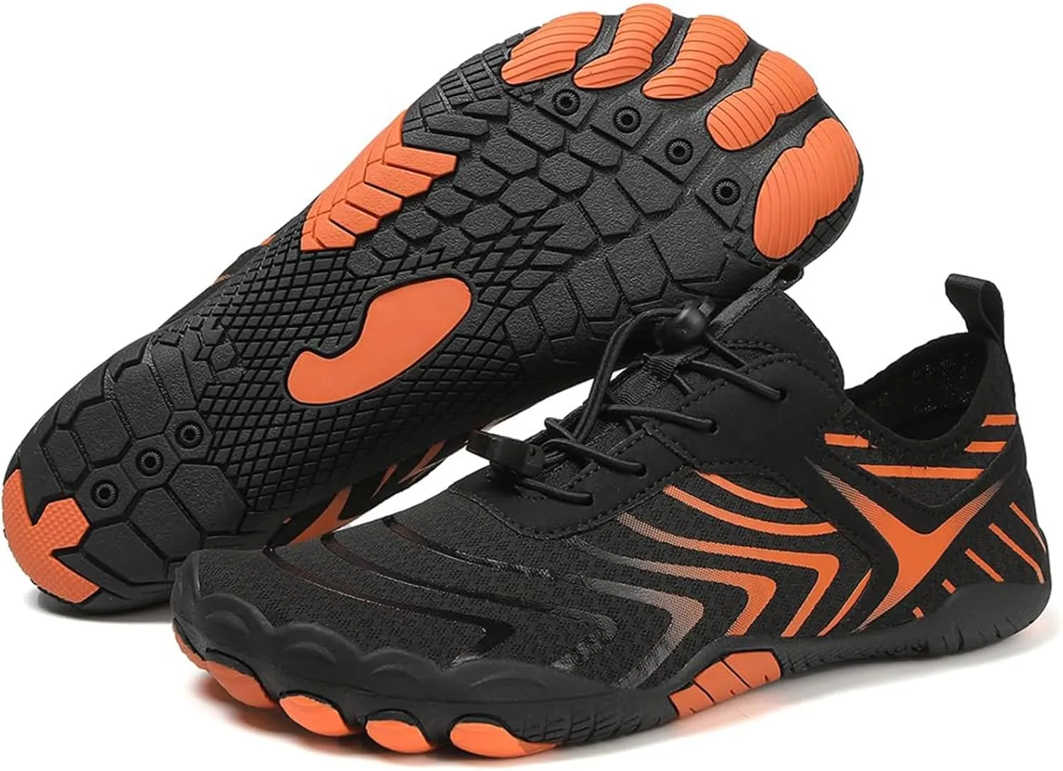 Hike Barefoot Footwear Women Men Breathable Non-Slip Athletic Footwear Sneakers Wide Toe Water Shoes for Hiking Quick-Dry Lightweight Outdoor Sport Shoes