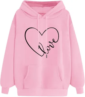Hoodies for Women Oversized Sweatshirt Trendy Queen Hoodie Cute Hoodies Graphic Hoodies Casual Comfy Fall Outfits