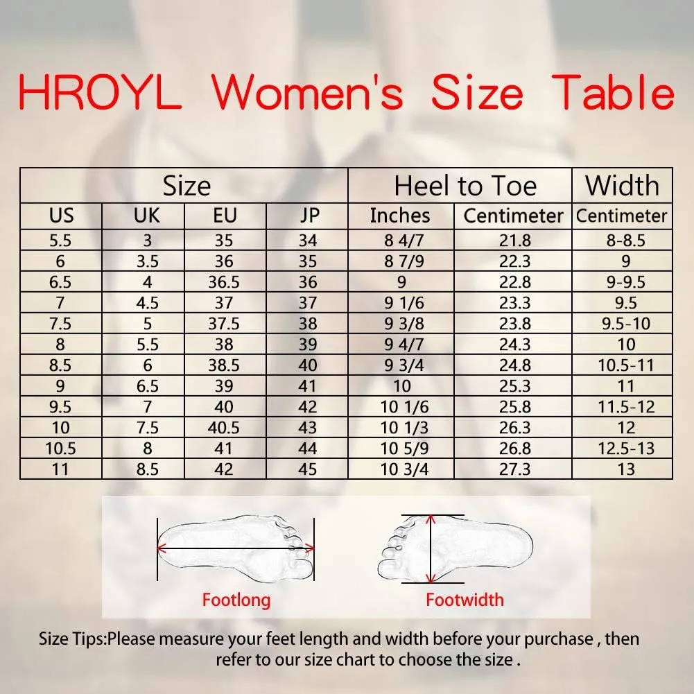 HROYL Women Rhinestone Ballroom Dance Shoes Latin Salsa Practice Performance Wedding Party Dance Shoes,Model L468
