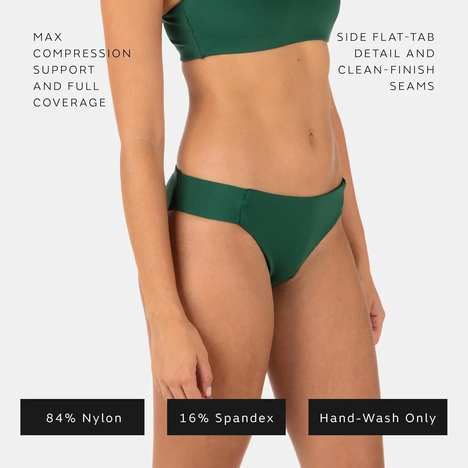 Hurley Women's Standard Max Full-tab Side Bikini Bottoms