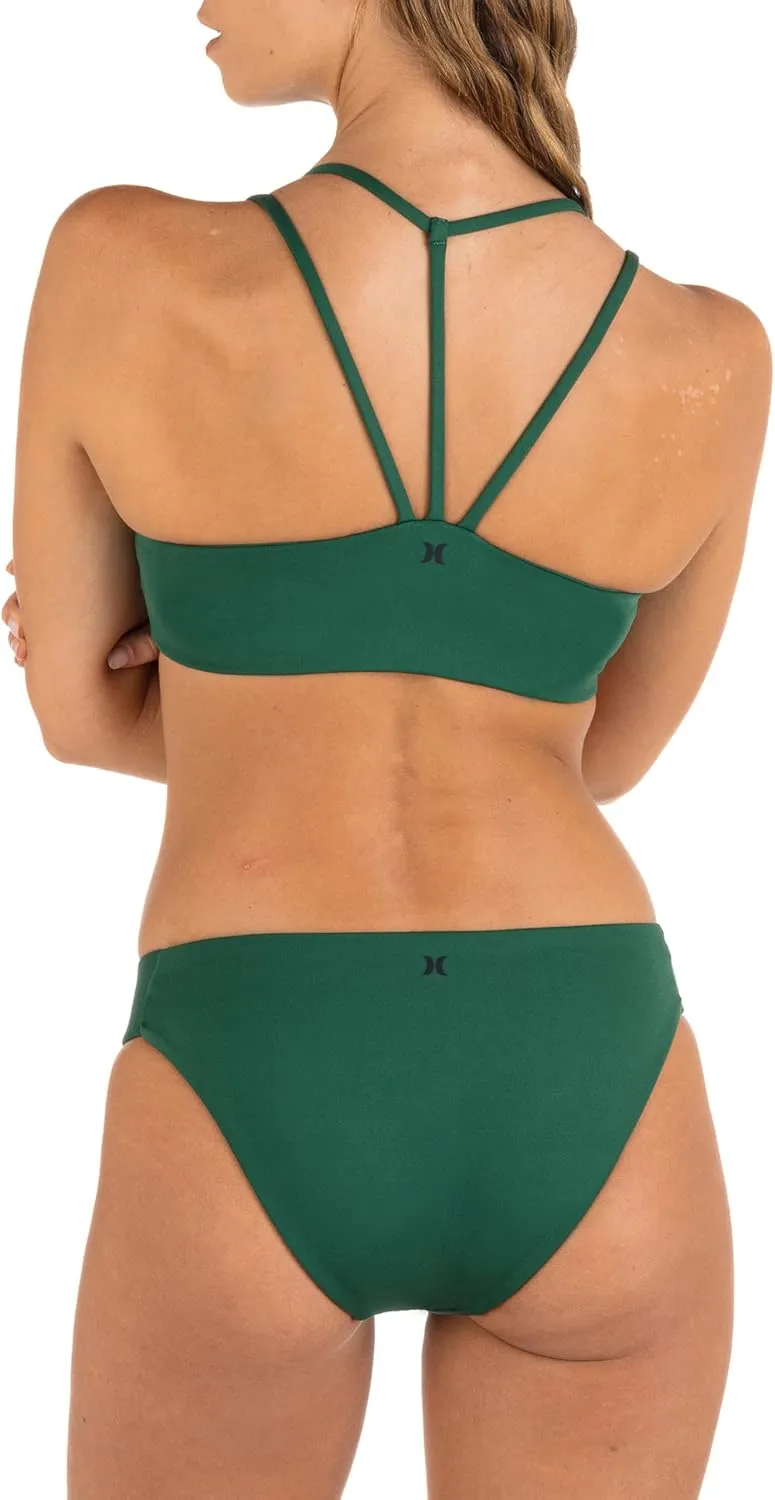 Hurley Women's Standard Max Full-tab Side Bikini Bottoms
