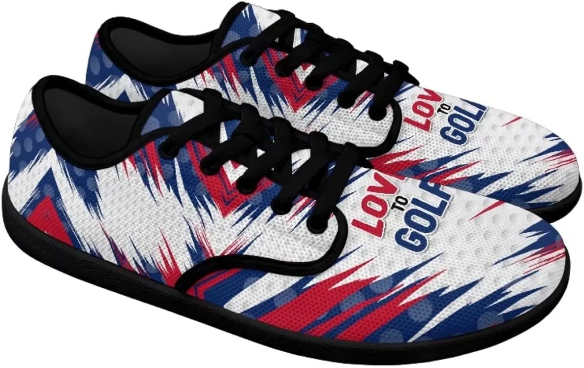 Jeiento American Flag Hike Barefoot Shoes with Wide Toe Box for Men Patriots, Non-Slip