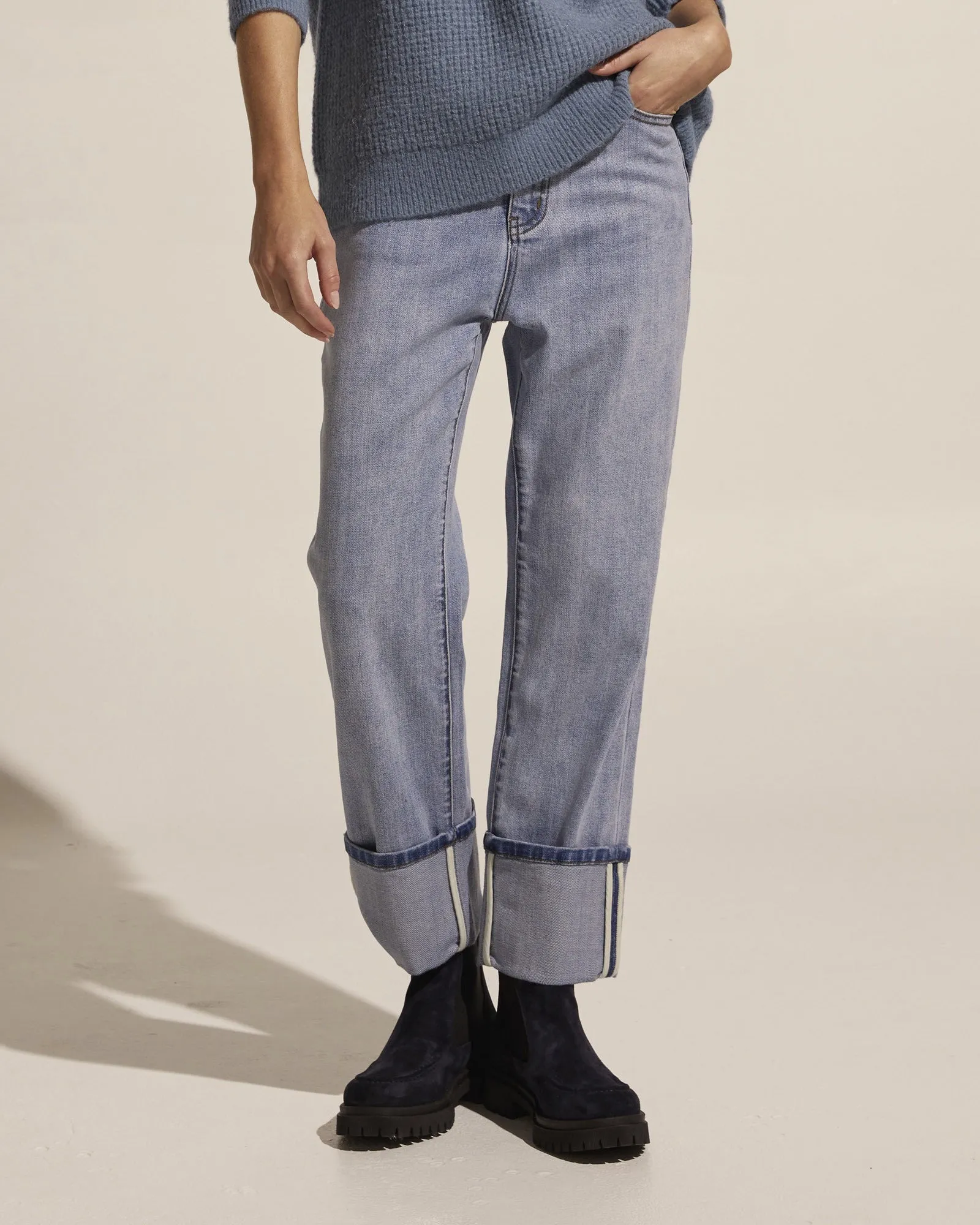 Journey Jean - Washed Denim
