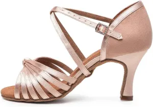 JUODVMP Ballroom Latin Shoes Women Salsa Tango Practice Dance Shoes Model KCBD