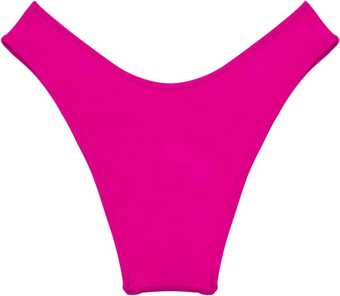 Kepblom Women's Low Rise High Cut Bikini Bottom