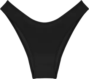 Kepblom Women's Low Rise High Cut Bikini Bottom