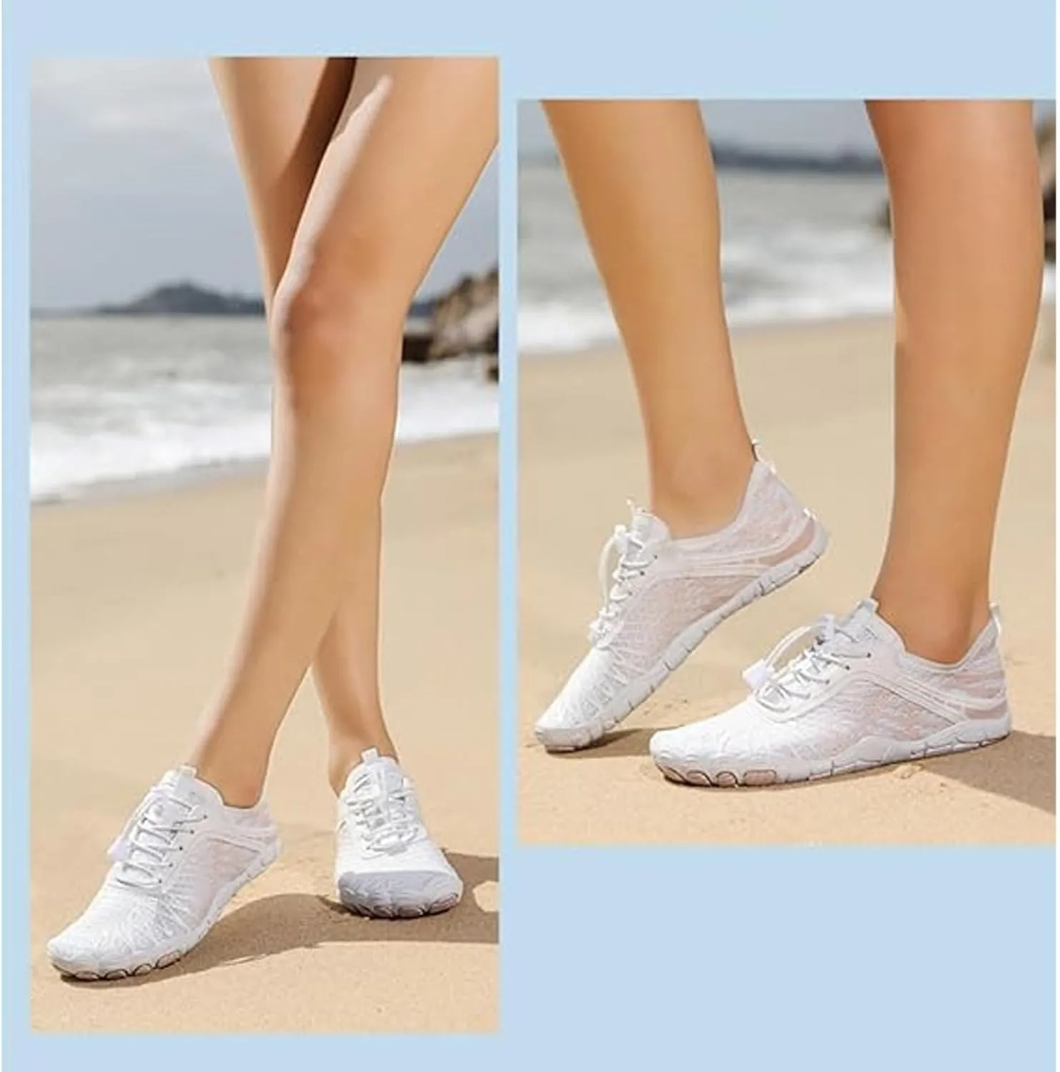 Kizu Footwear Barefoot Shoes, Non-Slip Waterproof Wide Toe Box Slip On Water Shoes, Wide Toe Box Non-Slip Breathable Water Shoes