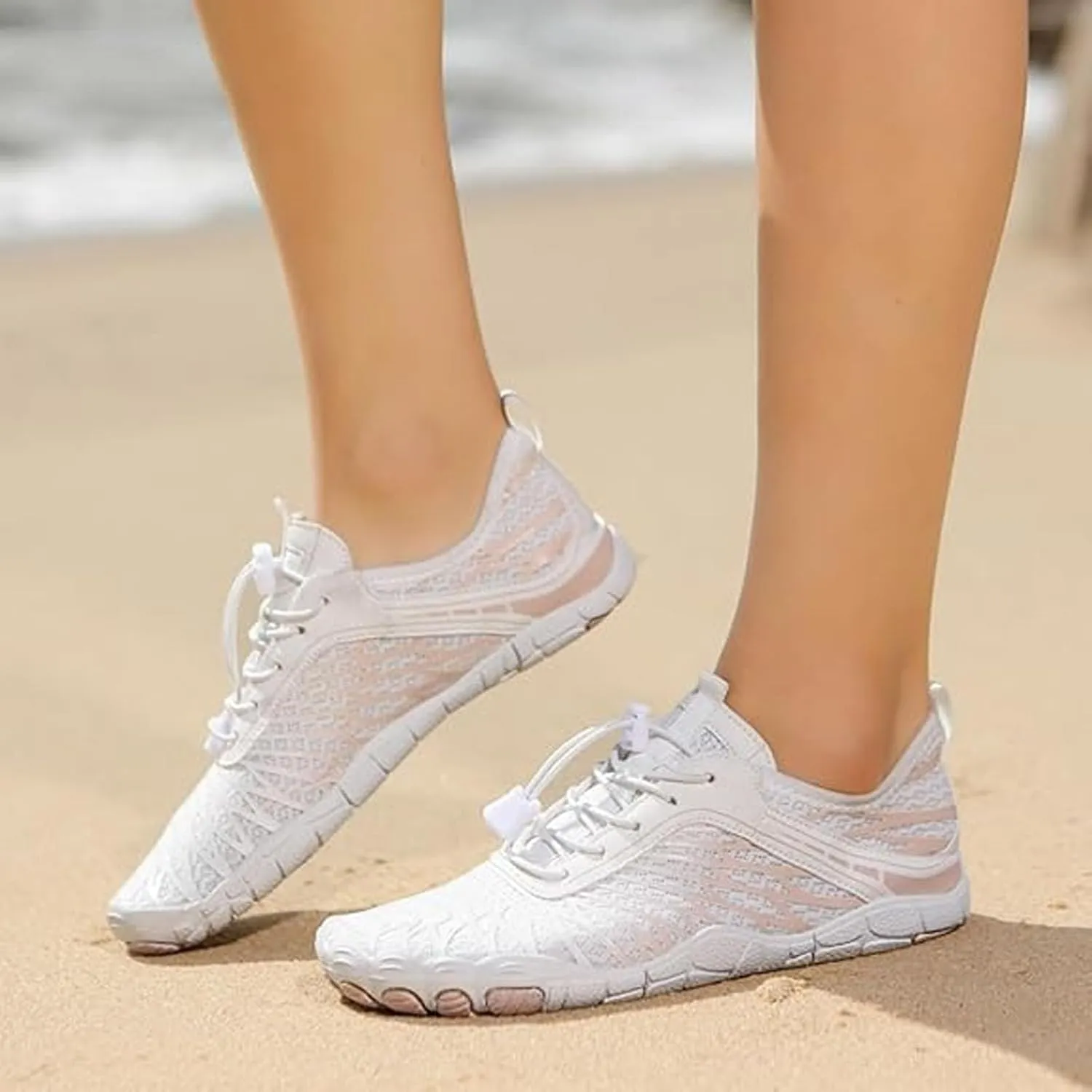 Kizu Footwear Barefoot Shoes, Non-Slip Waterproof Wide Toe Box Slip On Water Shoes, Wide Toe Box Non-Slip Breathable Water Shoes