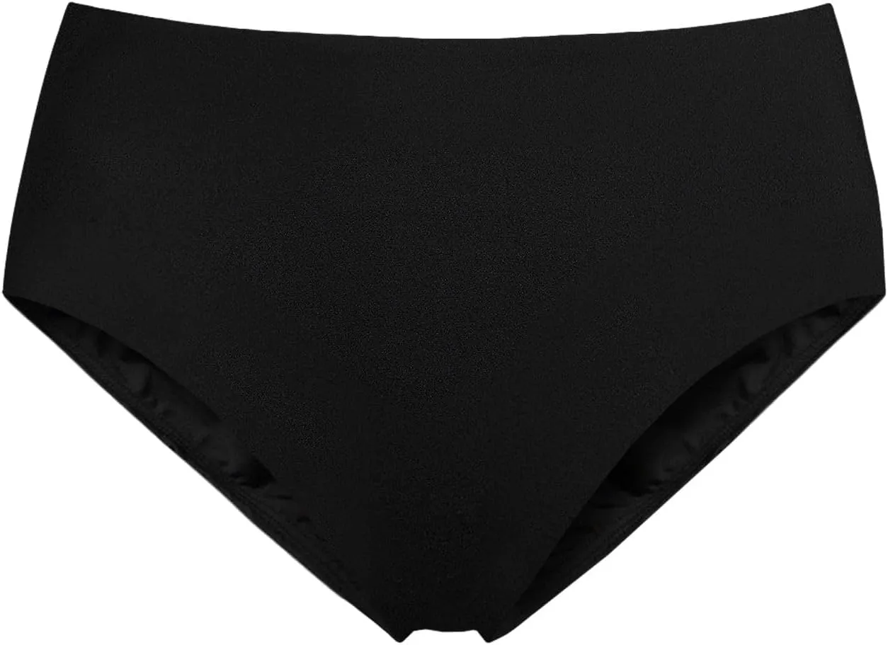 Lands' End Women's Chlorine Resistant Mid Rise Classic Bikini Bottoms