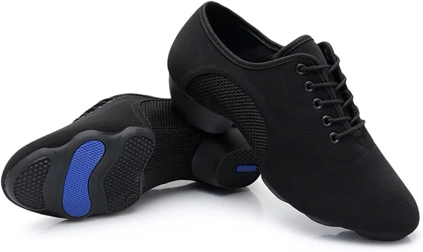 Latin Dance Shoes Man 1pair/Set Men Women Standard Ballroom Tango Latin Dance Shoes Canvas Jazz Dancing Soft Indoor Shoes