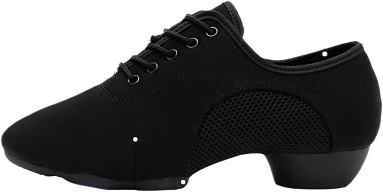 Latin Dance Shoes Man 1pair/Set Men Women Standard Ballroom Tango Latin Dance Shoes Canvas Jazz Dancing Soft Indoor Shoes