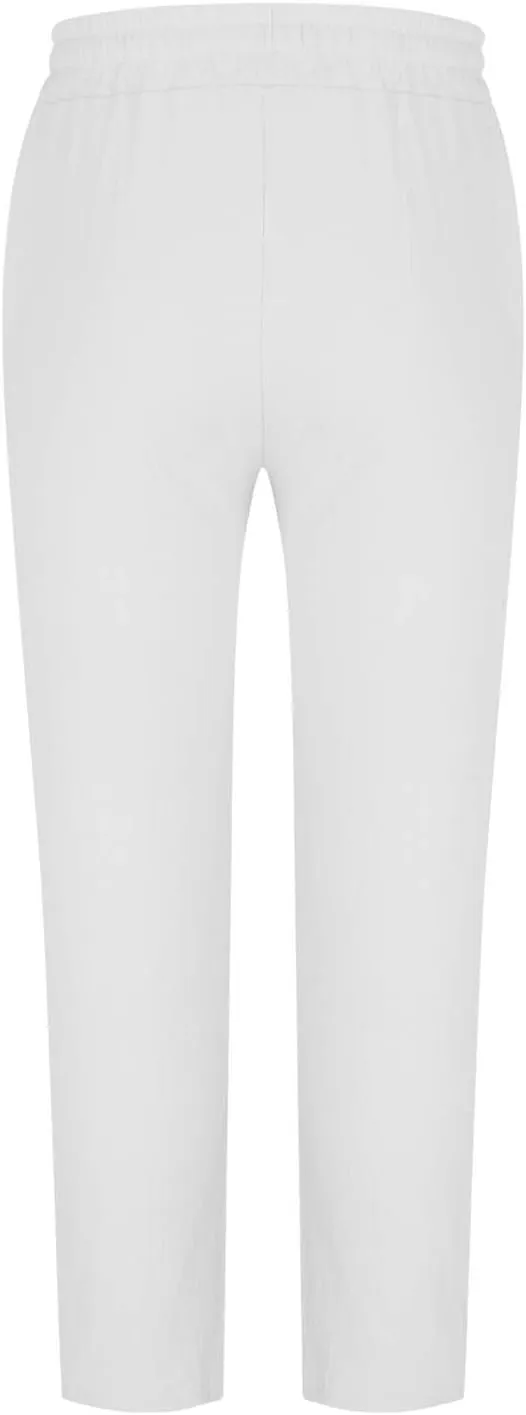 Linen Pants Men Drawstring Lightweight Beach Summer Yoga Pants Elastic Waist Slim Relaxed Fit Trousers with Pockets