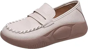 Loafers for Women Comfortable Slip On Business Casual Shoes Soft Muffin Soled Corrective Loafers Orthopedic Walking Shoes for All Occasions: Casual, Work, Party