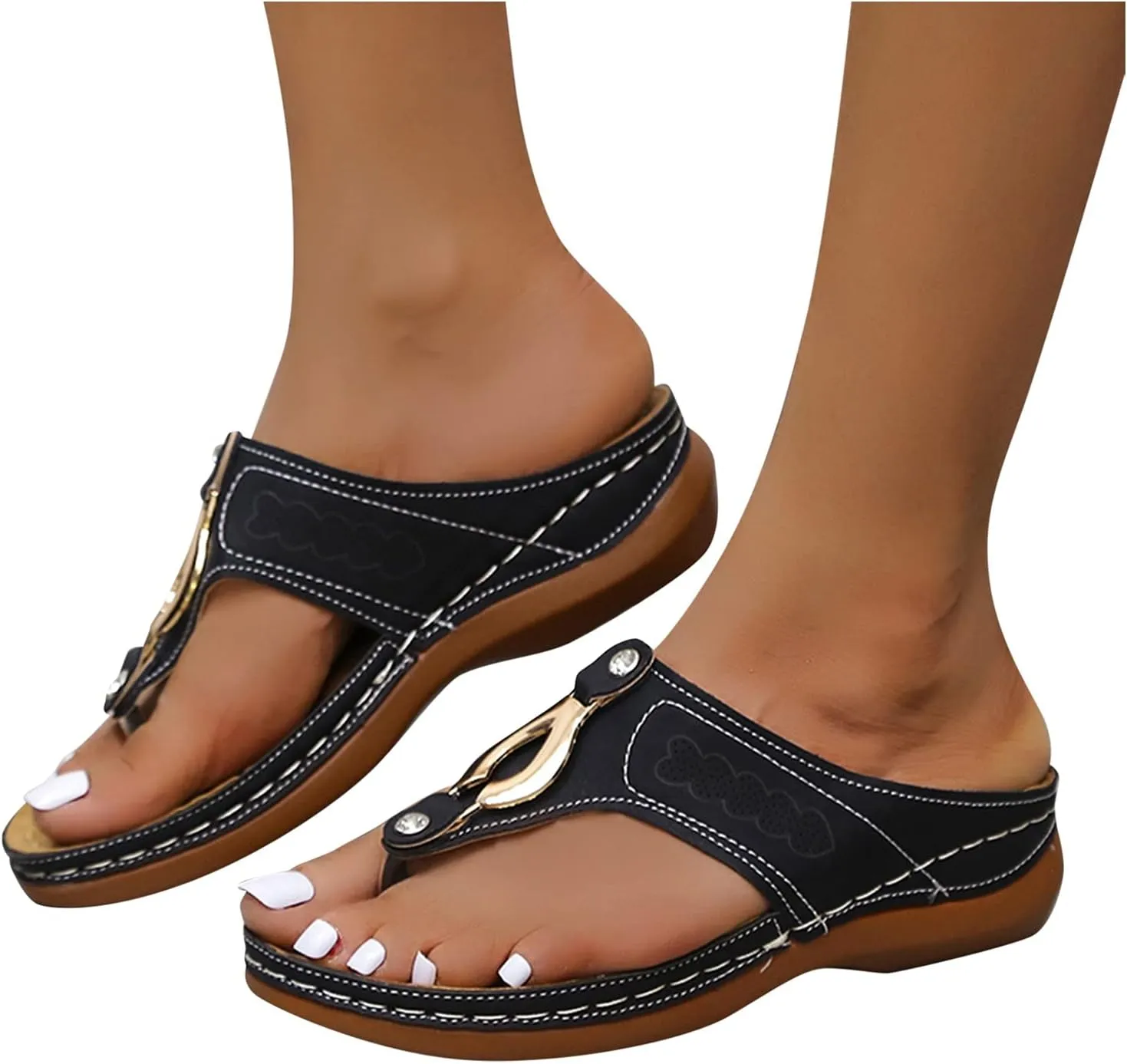 Low Wedge Sandals for Women Wedge Sandals for Women Beach Summer Shoes for Womens 2025 Women's Sandal Dressy
