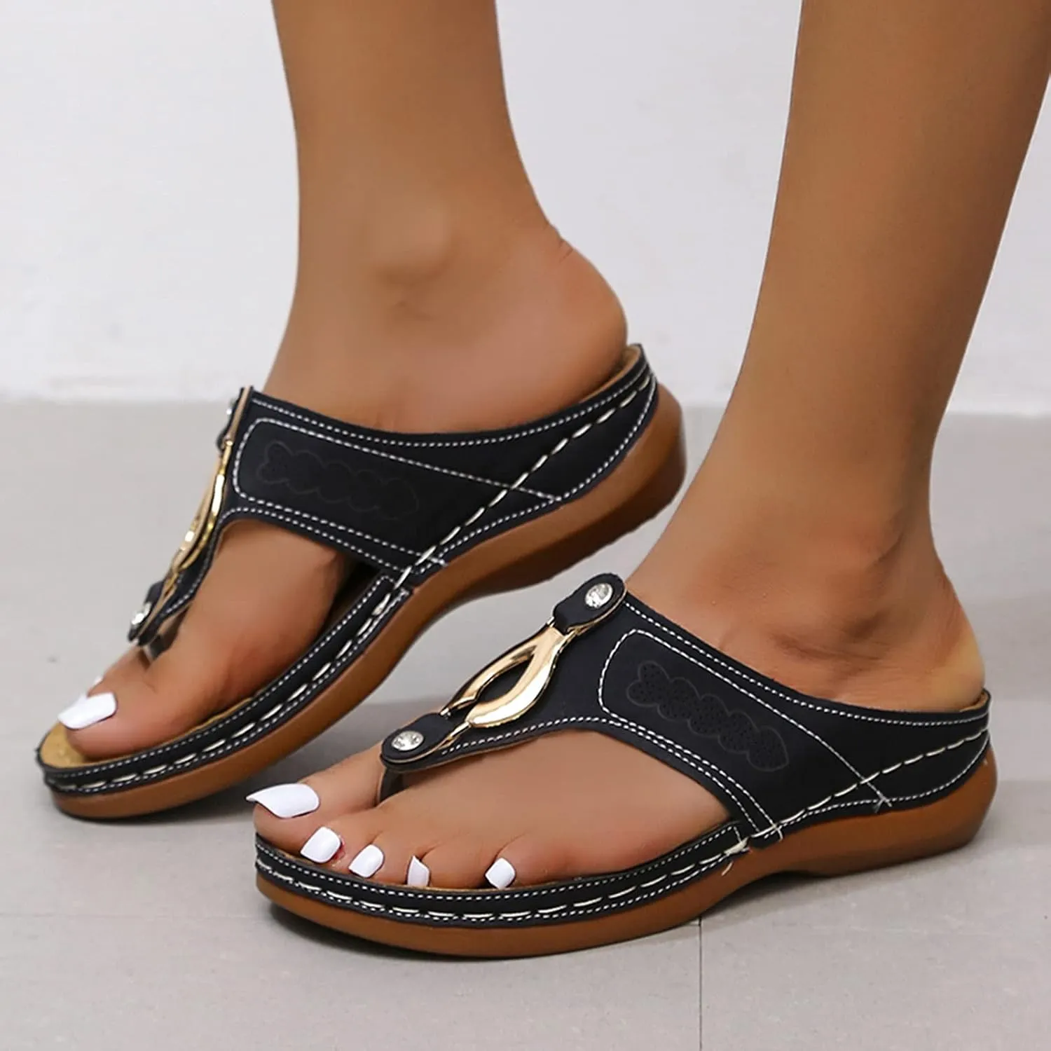 Low Wedge Sandals for Women Wedge Sandals for Women Beach Summer Shoes for Womens 2025 Women's Sandal Dressy