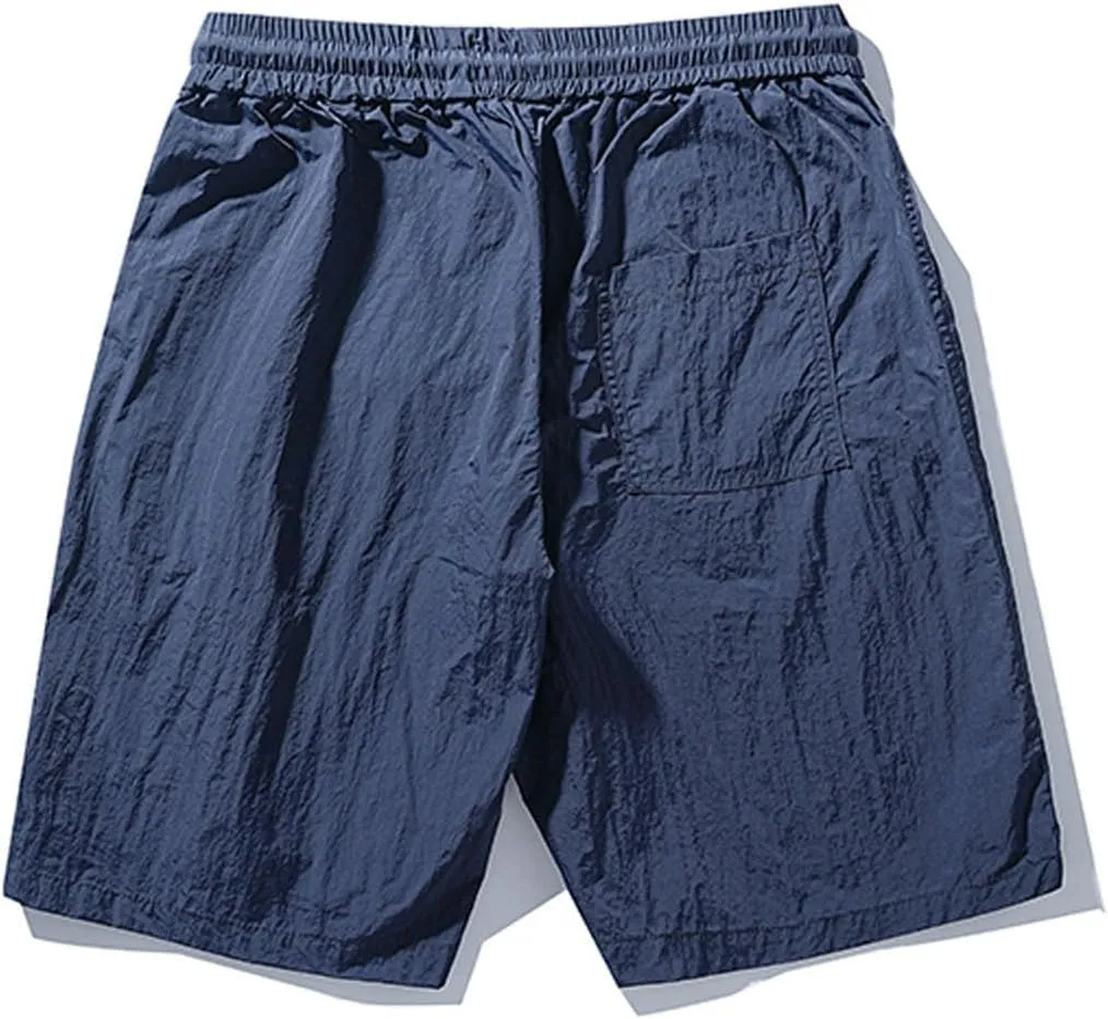 Men Quick Dry Shorts Elastic Waist Sports Shorts Running 2025 Fashion Training Short Summer Casual Joggers
