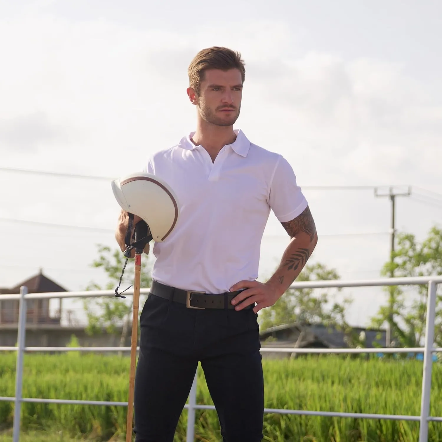 Mens 1/3 Pack Polo Shirt Moisture Wicking Dry Fit Performance Athletic Short Sleeve Golf Shirt