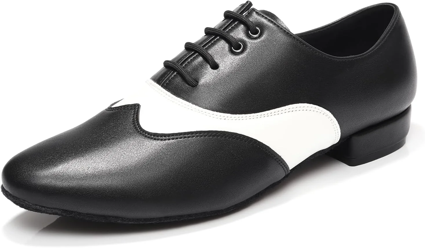 Men's Ballroom Dance Shoes Lace-up Low Heel Latin Salsa Tango Modern Character Practice