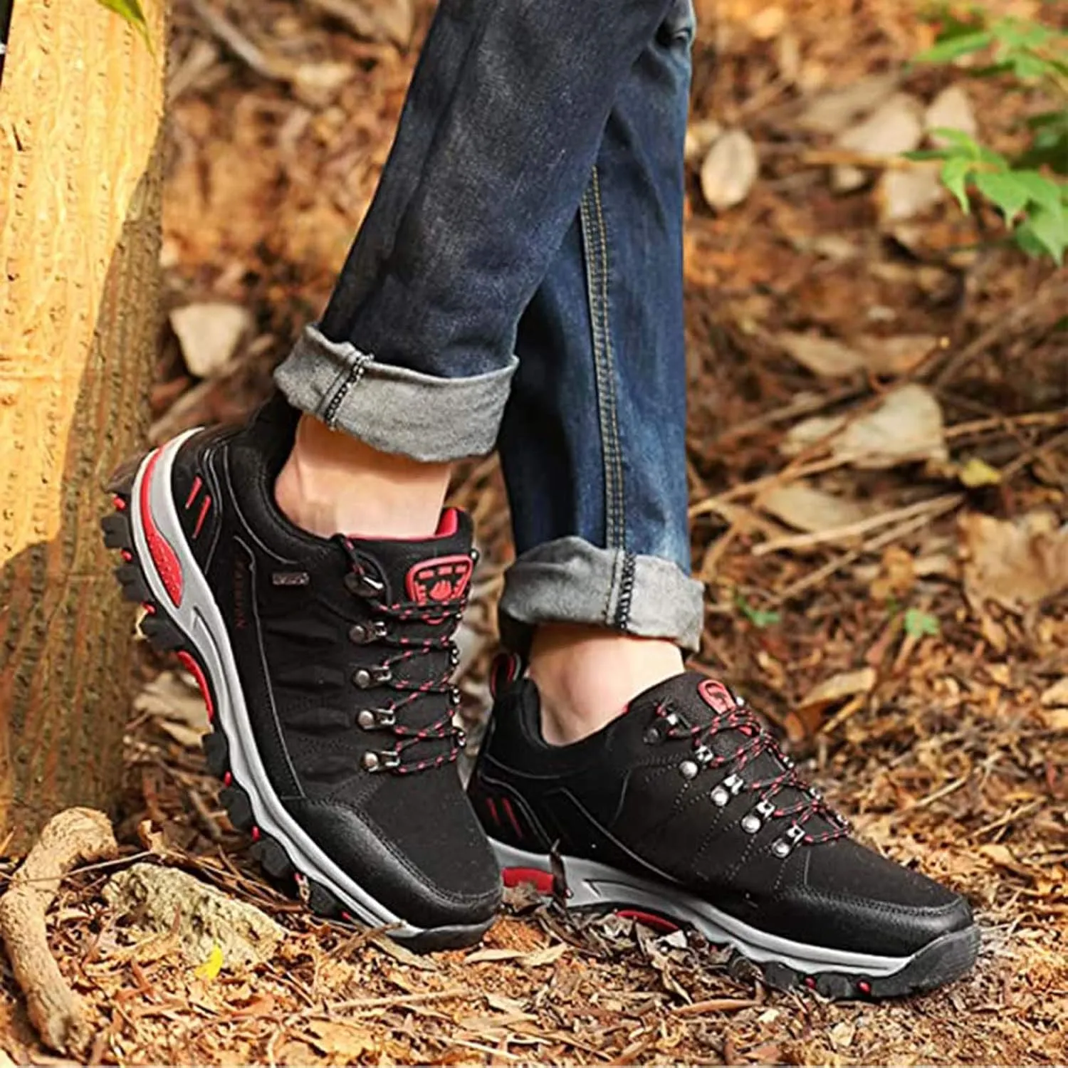 Men's Breathable Mesh Running Shoes Breathable and Light Outdoor Comfy Walking Shoe Wide Walking Shoes for Men