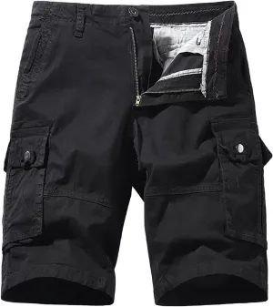 Men's Cargo Pants Multi-Pocket Zippered Slim Trousers Men's Khaki Pants Men's Jogging Pants Cargo Sport Trousers Belt