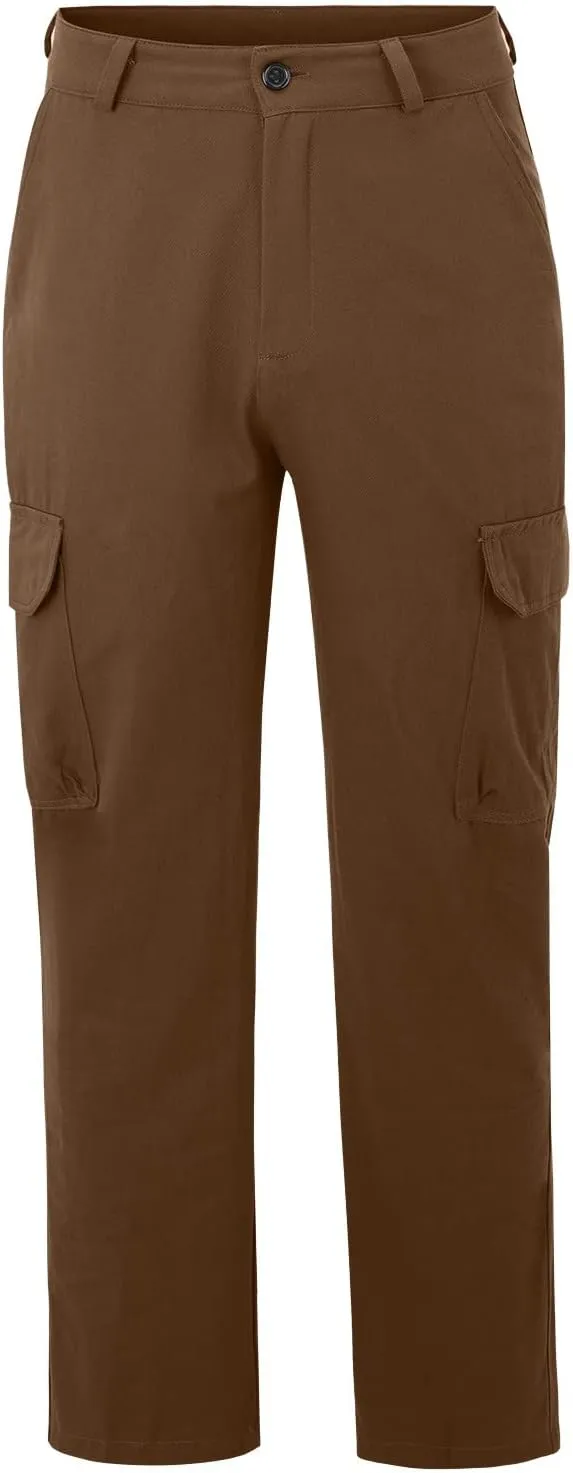 Men's Cargo Sweatpants Cargo Trousers Utility Pants with Zip Pockets Joggers for Men Cargo Athletic Mens Joggers Pants