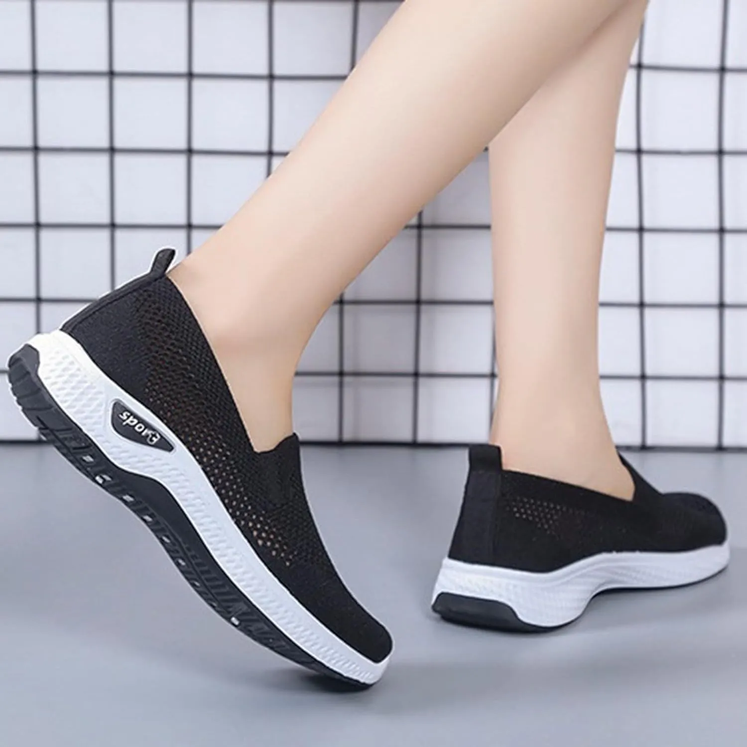 Mens Casual Dress Shoes Fashion Mesh Oxfords Business Walking Work Sneakers Comfortable Lightweight Cushion Sneaker